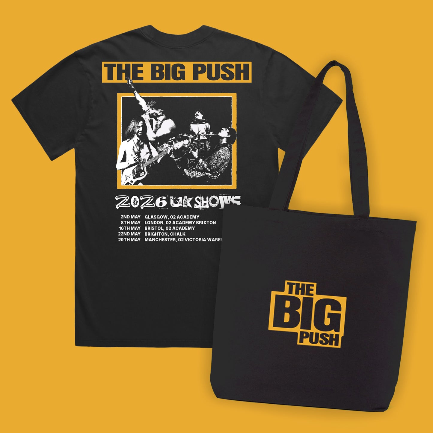 2026 UK Tour T-Shirt & Tote Bag - Bundle