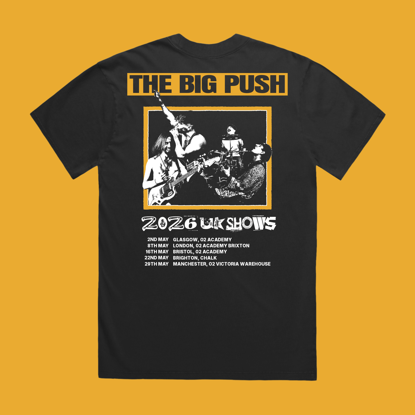 2026 Tour t-shirt back 