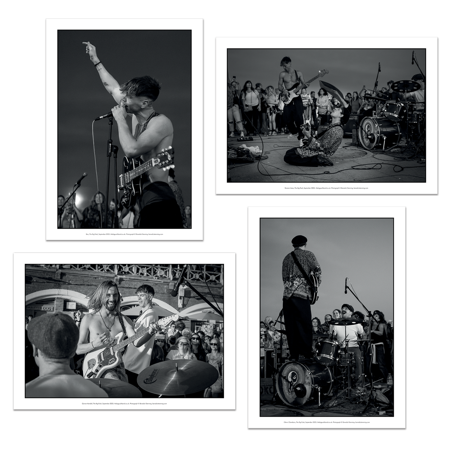 Busking prints - A4 set of 4